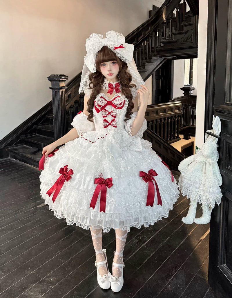 Pear Island Tea - Misty Moon Dream - Sweet Lolita JSK dress
