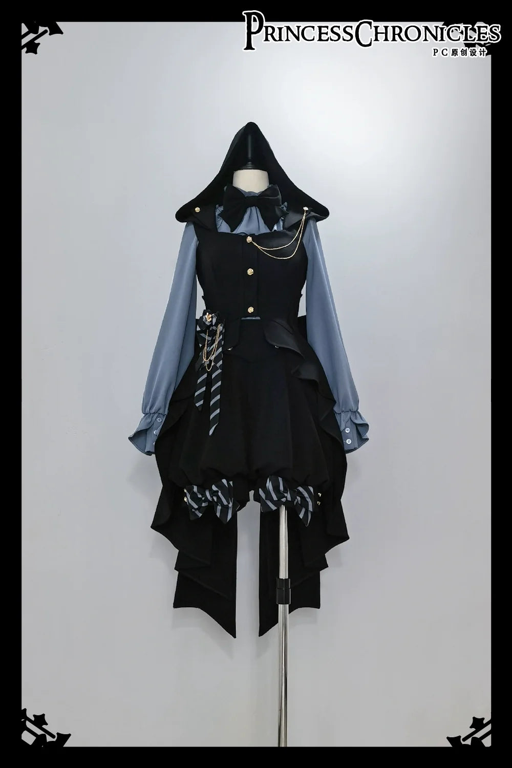 Narrative Rule - Ouji Lolita Shorts Set, Long Vest S Shorts