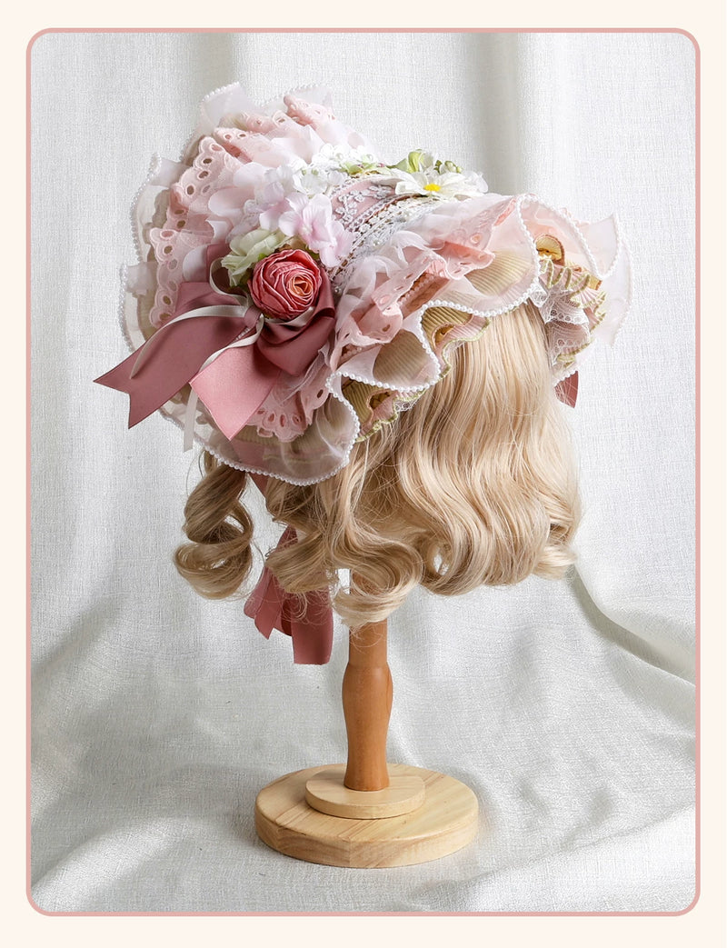 Stardust Rose - Garden Bouquet - Floral Hat and Headband Selection