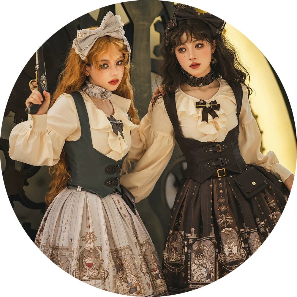 Miss Point - Demon Hunter's Diary - Gothic Lolita PU Leather Vest