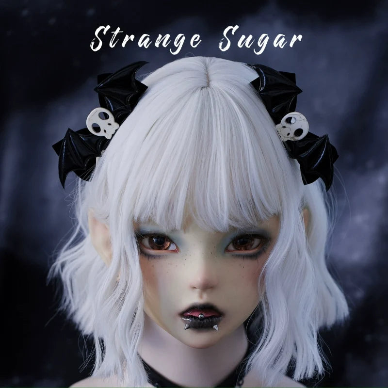 Strange Sugar - Gothic Hair Accessories Set Skulls - Sharks Lolita Clips Headbands Headwear