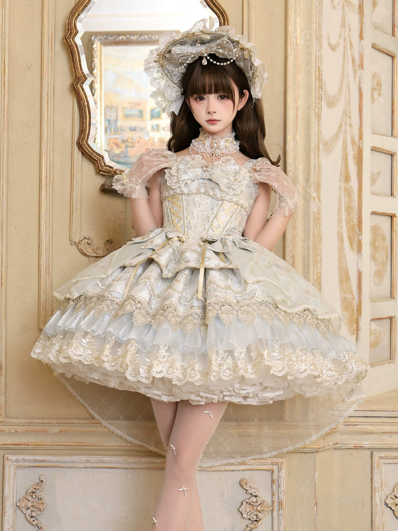 Floating Light Box - Butterfly Shadow Goldweave - Sweet Lolita Jumper