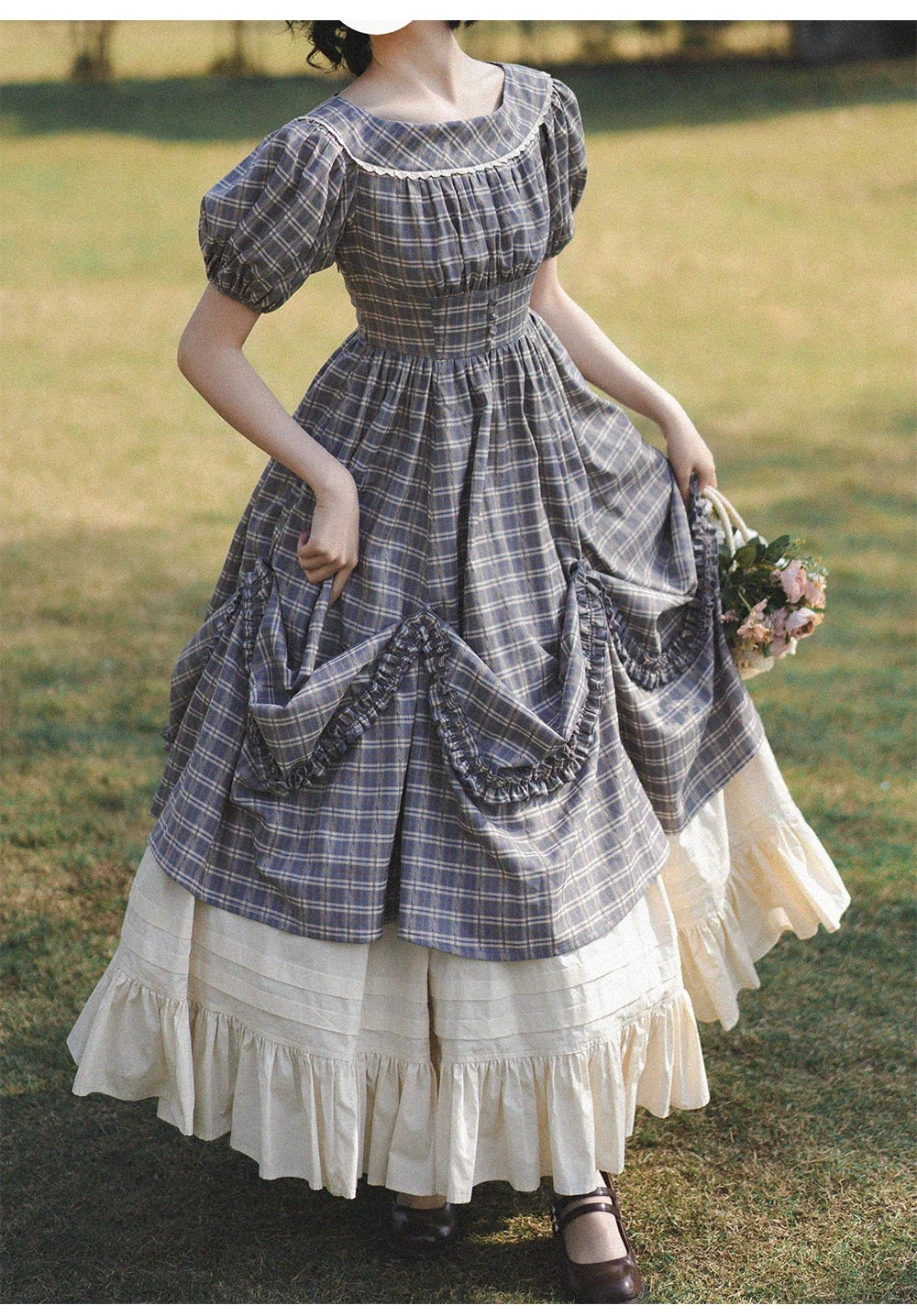 Forest Wardrobe - Classic Lolita Cotton Underskirt - Ruffles Hem SK Skirt