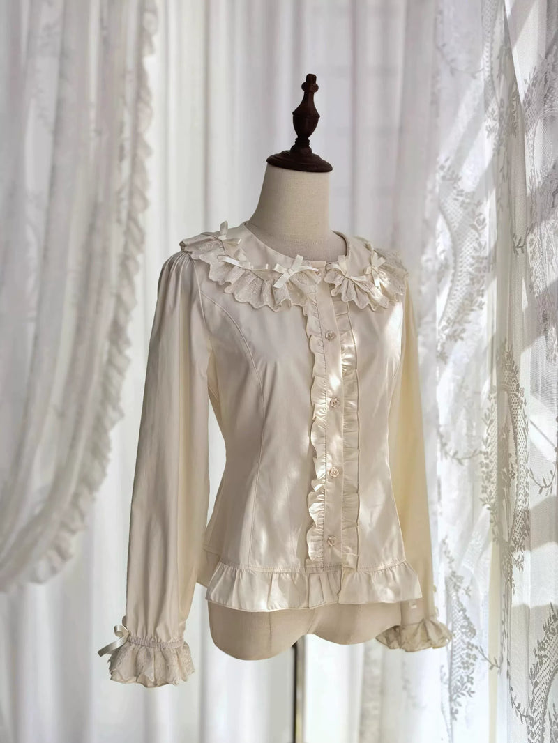 Ruffled Doll Collar Lolita Blouse - view 7