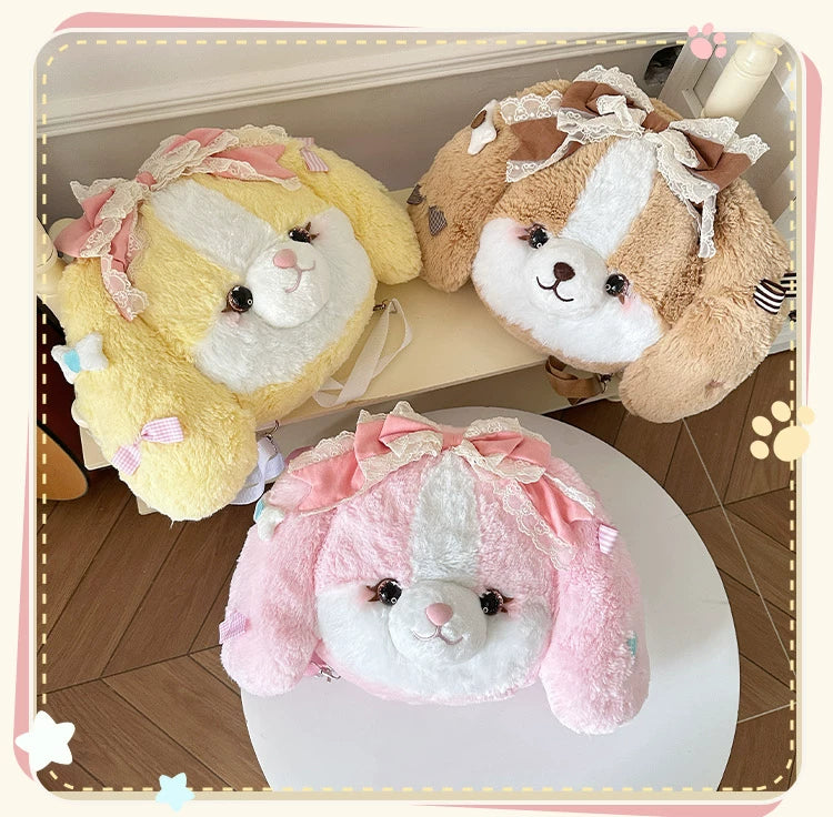 Lolita - Plush Cocker Spaniel Puppy Novelty Backpack - Individually