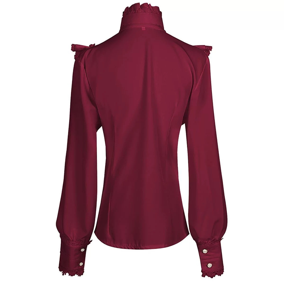 Sweetheart Dream Machine - Gothic Heirloom - Ruffled Bow-Front Blouse