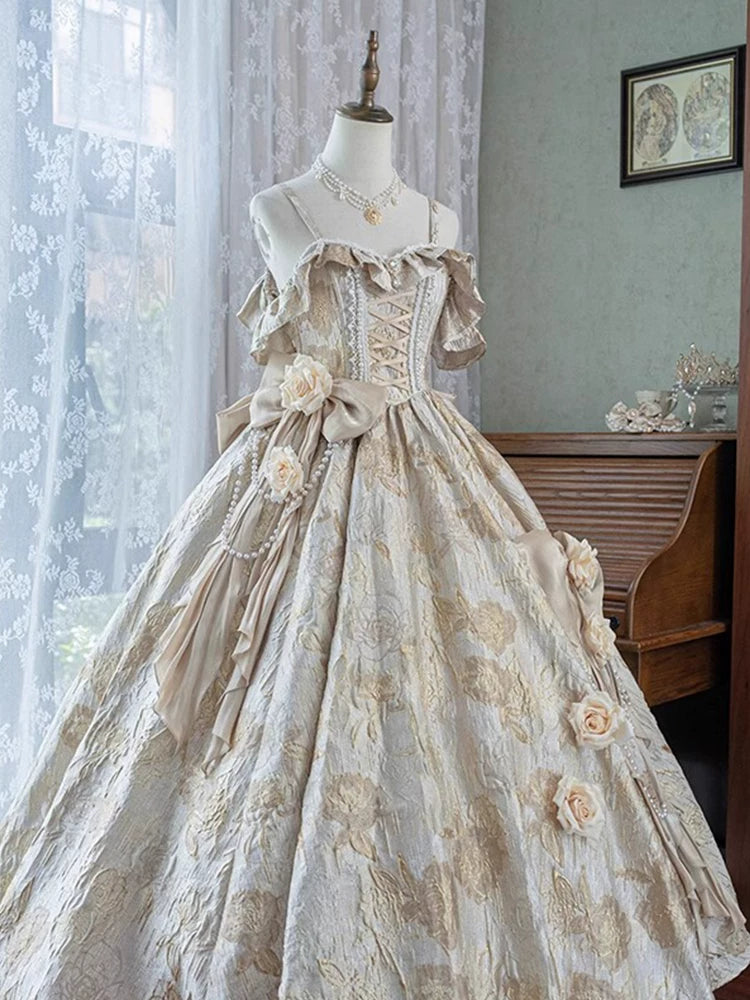 Flora Muse - Purple Lolita Formal Gown - Light purple
