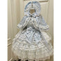 Blaues Set + Petticoat / S