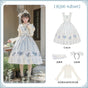 Long JSK 4-piece set (Long JSK + Belt + Headband + Windy Ecru Knit Top) - Pre-order, ships from Nov 6 / S