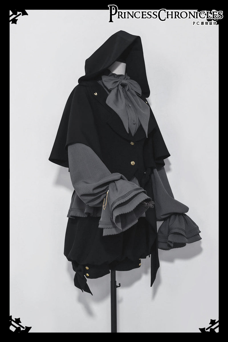 Princess Chronicles - Hunting Rabbit - Ouji Lolita Rabbit Ears Coat & Shirt Set