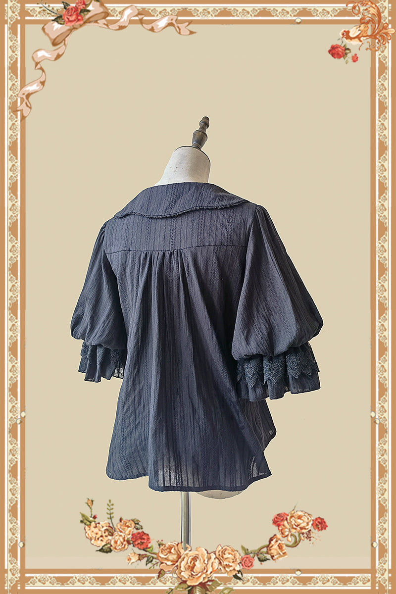 Infanta - Doll Lolita Cotton Short Sleeve - Blouse Innerwear