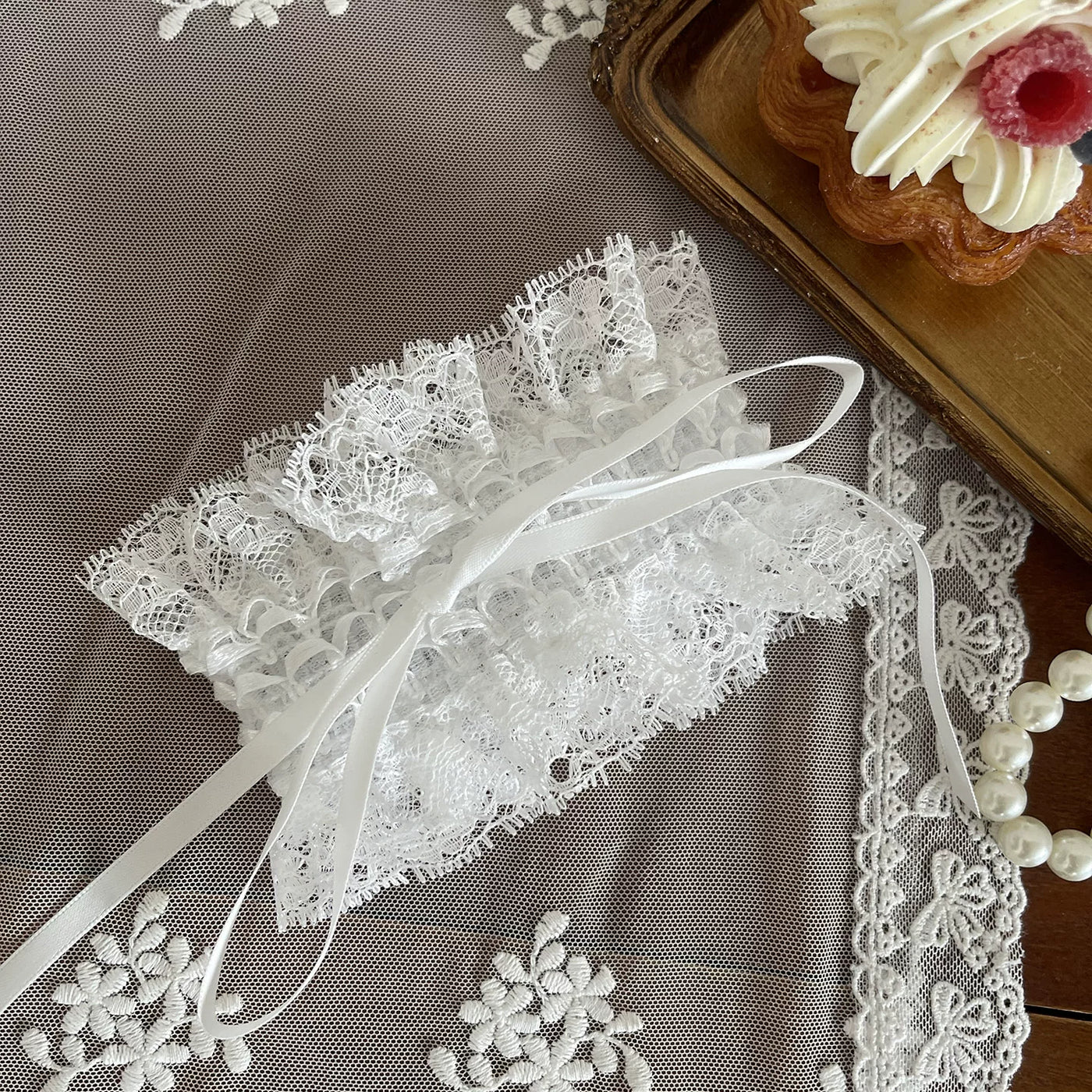 Sock Noble - Lace Layering - Lace Tights and Legwear Accessories with Ruffle Details