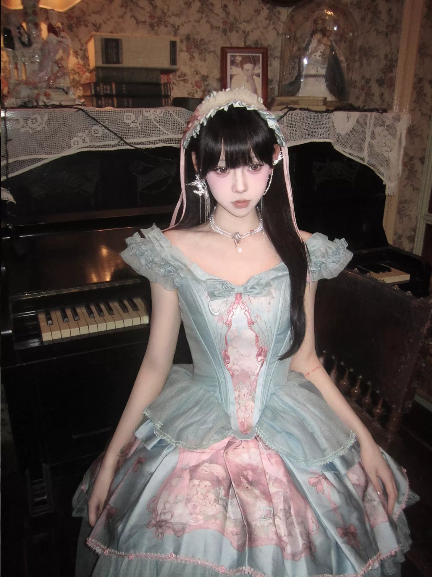 tonight - Lost Dreamland - Dreamcore Ballet Separates with Asymmetrical Vest and Skirt Options