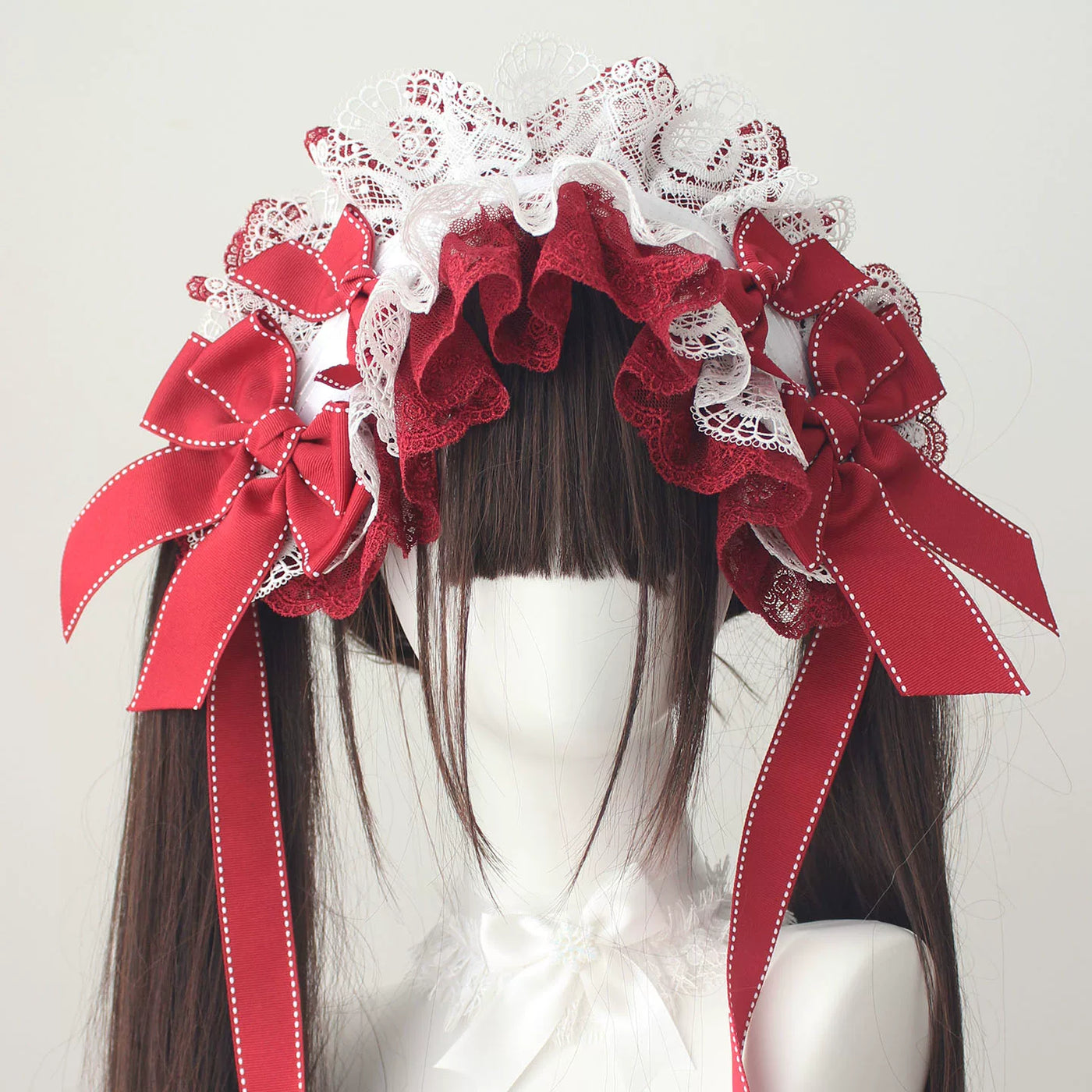 Deer Girl Handmade - Lace Veil Collection - Top Hats, KC, Arm Sleeves, Hanamaru, Headbands and Bonnets with Tulle