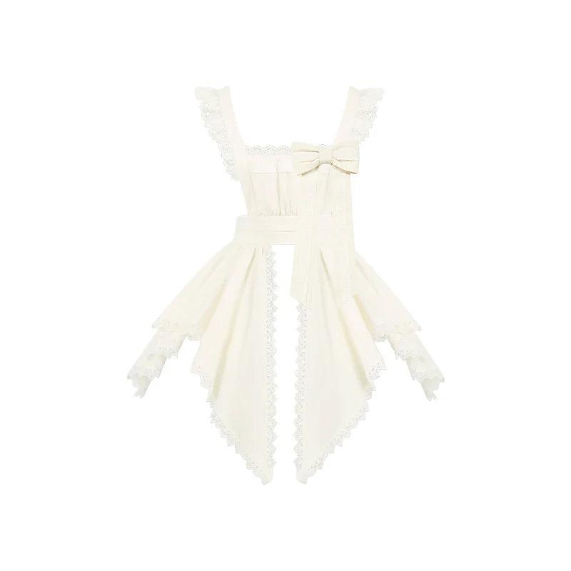 With PUJI - Izayoi - Wa Lolita Outfit Set, Detachable Styling detail view 11