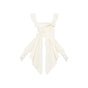 Apron comes with detachable bow in stock / S