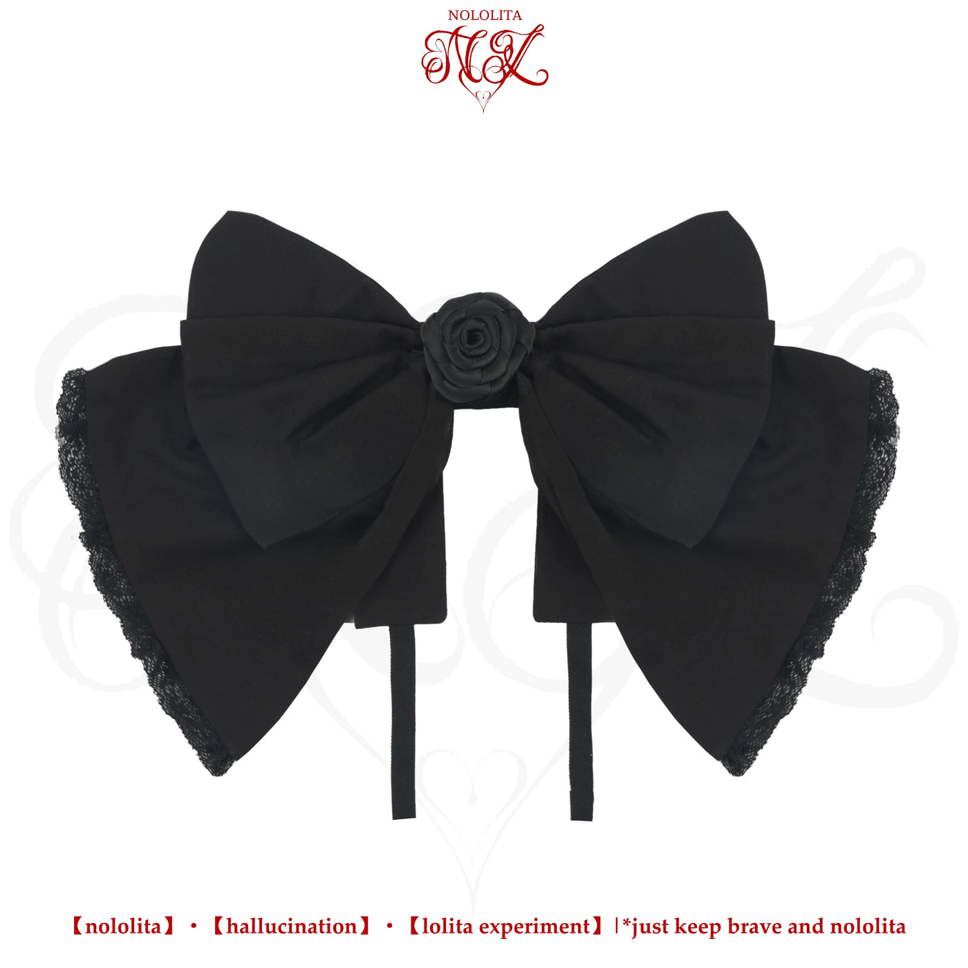 Nololita - Nightingale - Doll-Collar Blouse with Sleeve, Bow Tie and Lace Sock Options - option image