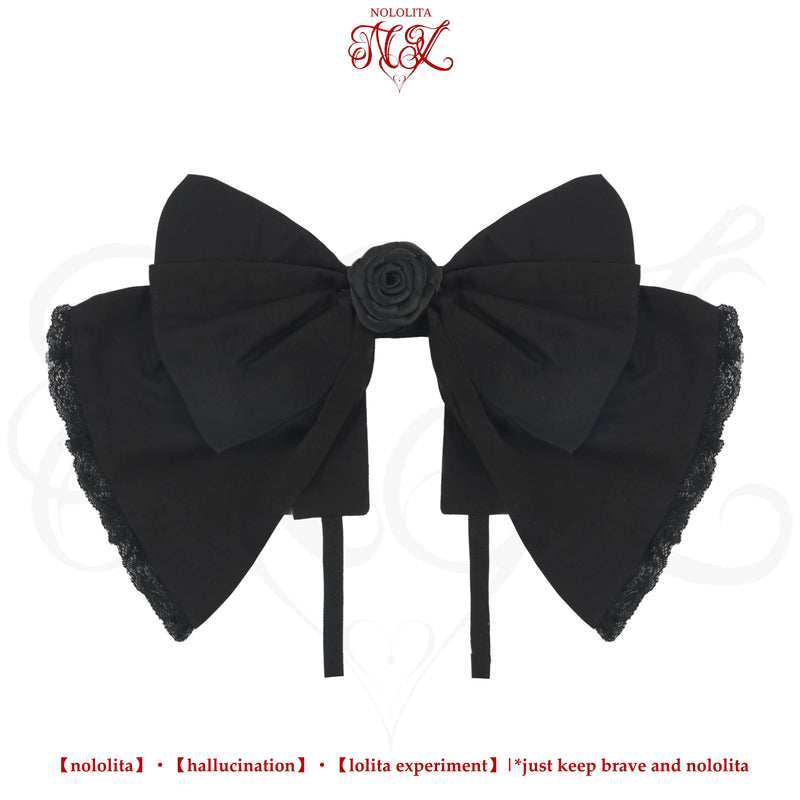Nololita - Nightingale - Doll-Collar Blouse with Sleeve, Bow Tie and Lace Sock Options - option image