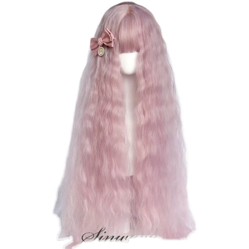 Sinwavy Waltz pink wavy Lolita wig - view 3