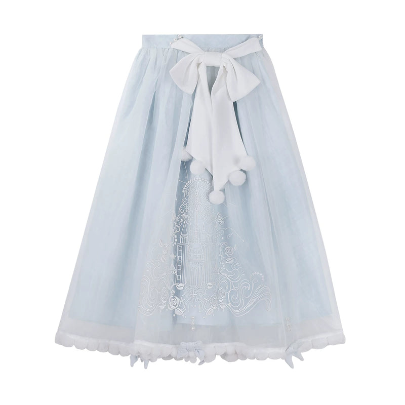 UNCHARTEDSTAR Clear-Sky Snow Doll Winter Coat & Set — Skirt