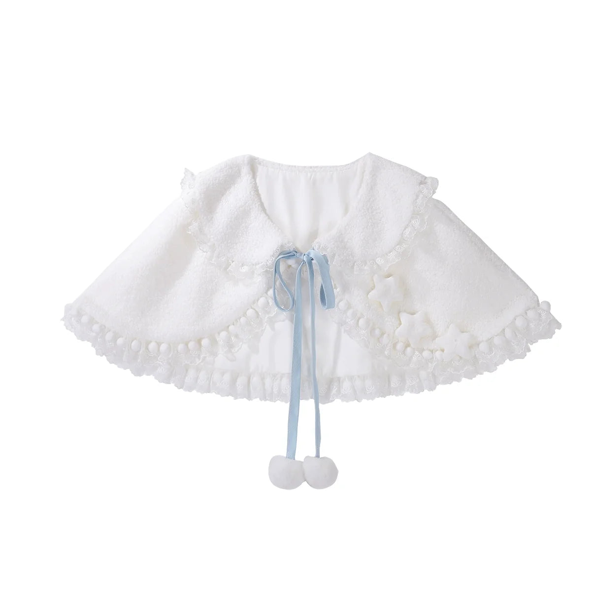 Letters from Unknown Star - Cloudscape Dream - Sweet Lolita JSK Suit, Fleece Cape