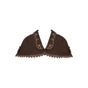 Collar Edge Scroll Pattern Embroidered Lapel Cape Pre-order in stock / S