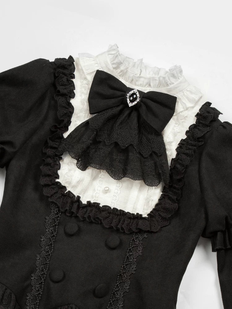 With PUJI - Fog City Time Difference - Classic Lolita SK & Blouse Suit detail view 4