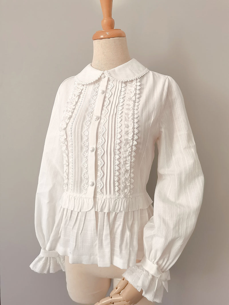 Yilia - Kawaii Lolita Long Sleeve Blouse - Innerwear