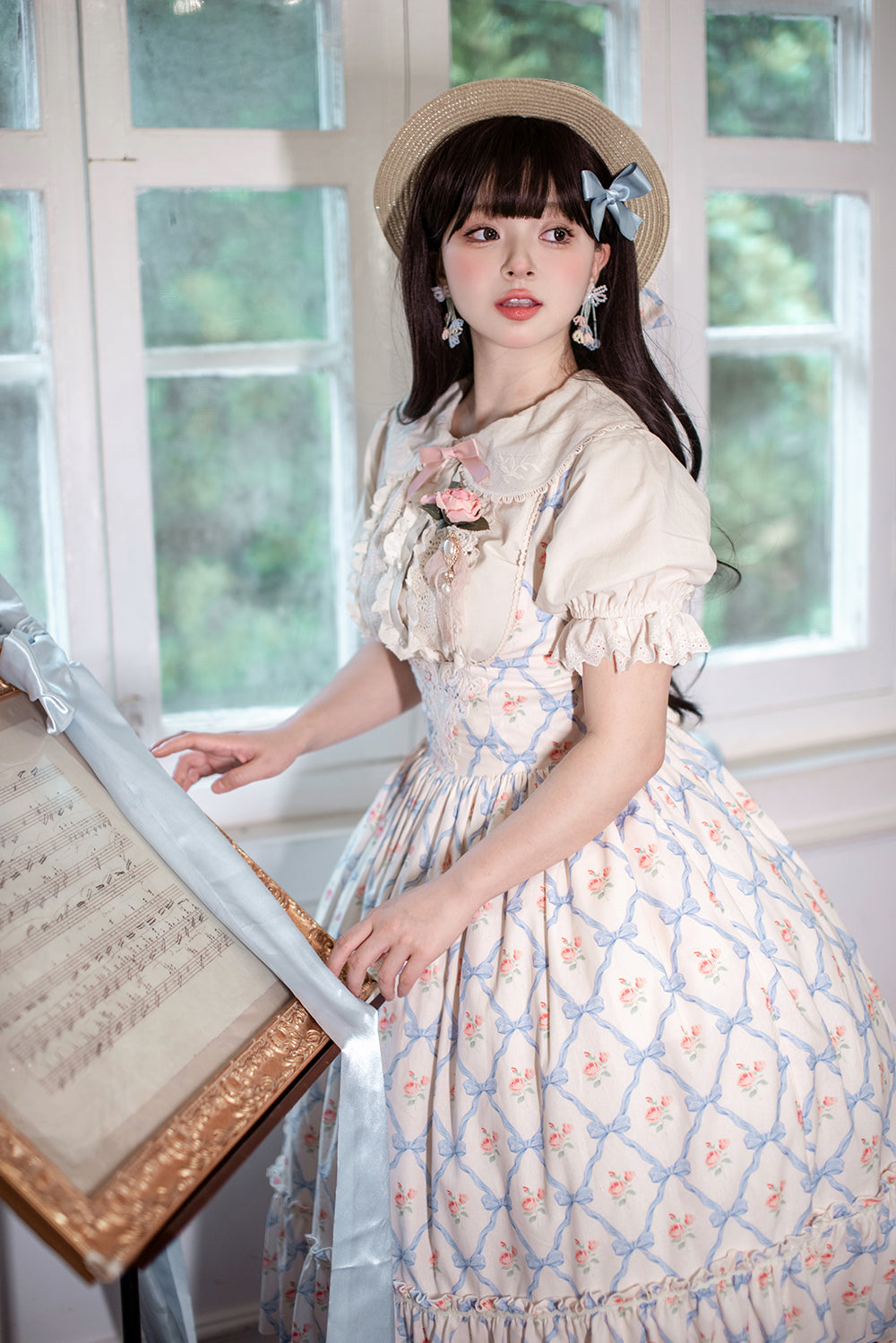 Miss Point - Happy Summer - Elegant Lolita Floral JSK Dress