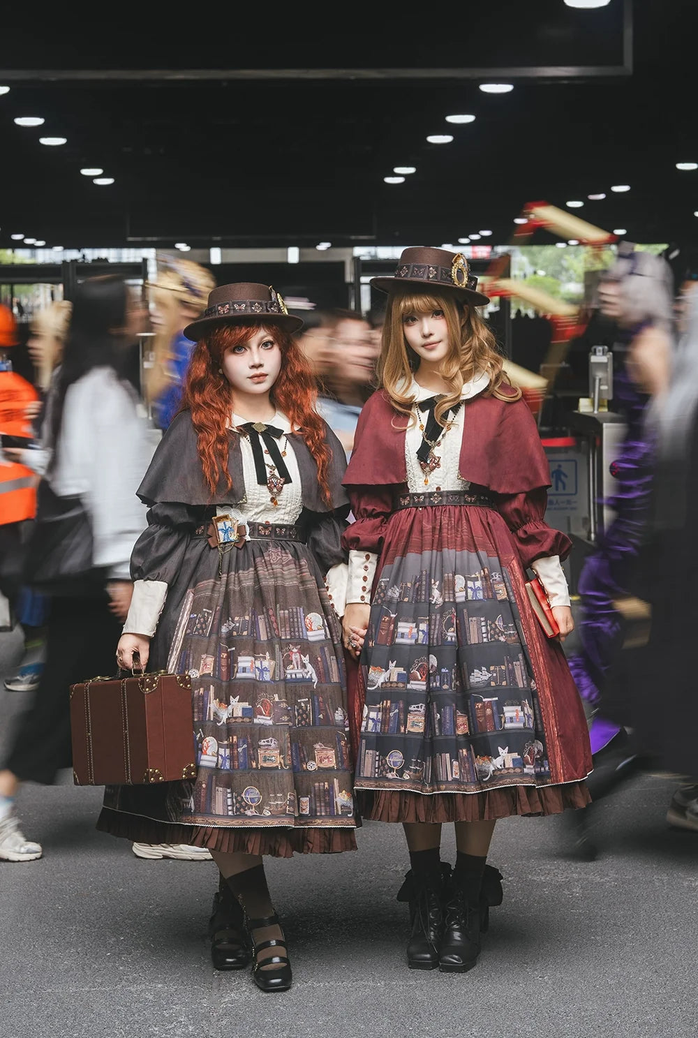 Miss Point - German Bookshelf - Classic Lolita OP Dress & Detachble Cape