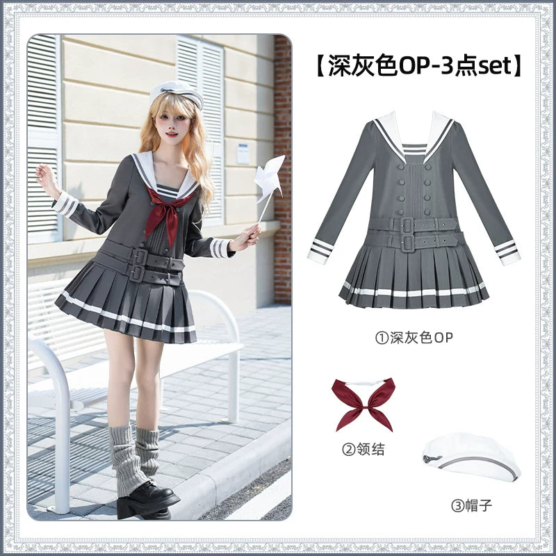 With PUJI - Kaoru - Lolita OP Dress, Sailor Collar detail view 8
