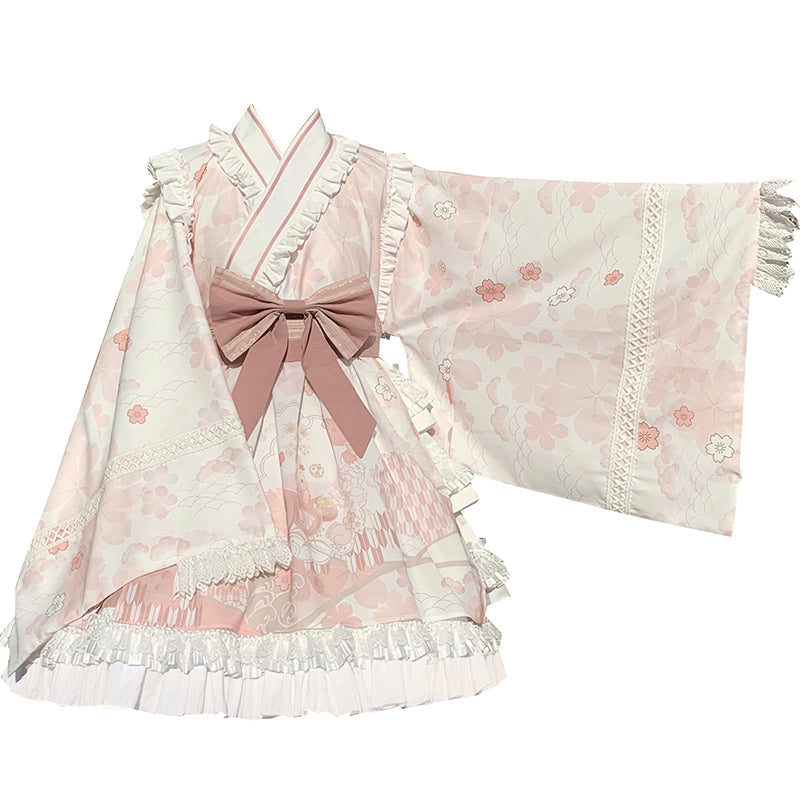 With PUJI - Xiaochunrihe - Wa Lolita OP Dress