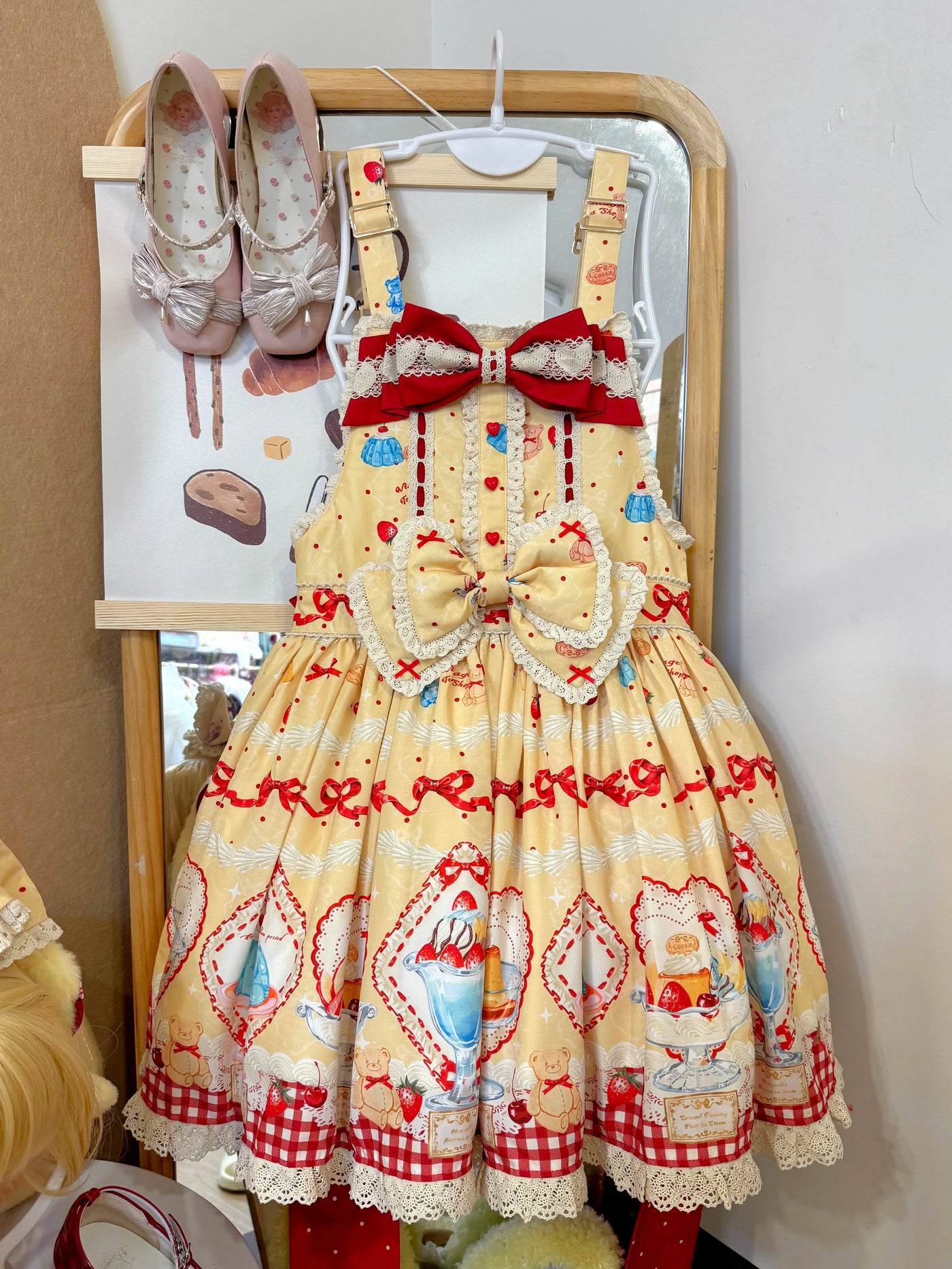 Showa Dessert Window - Retro Sweet JSK Dress Set - detail view 10