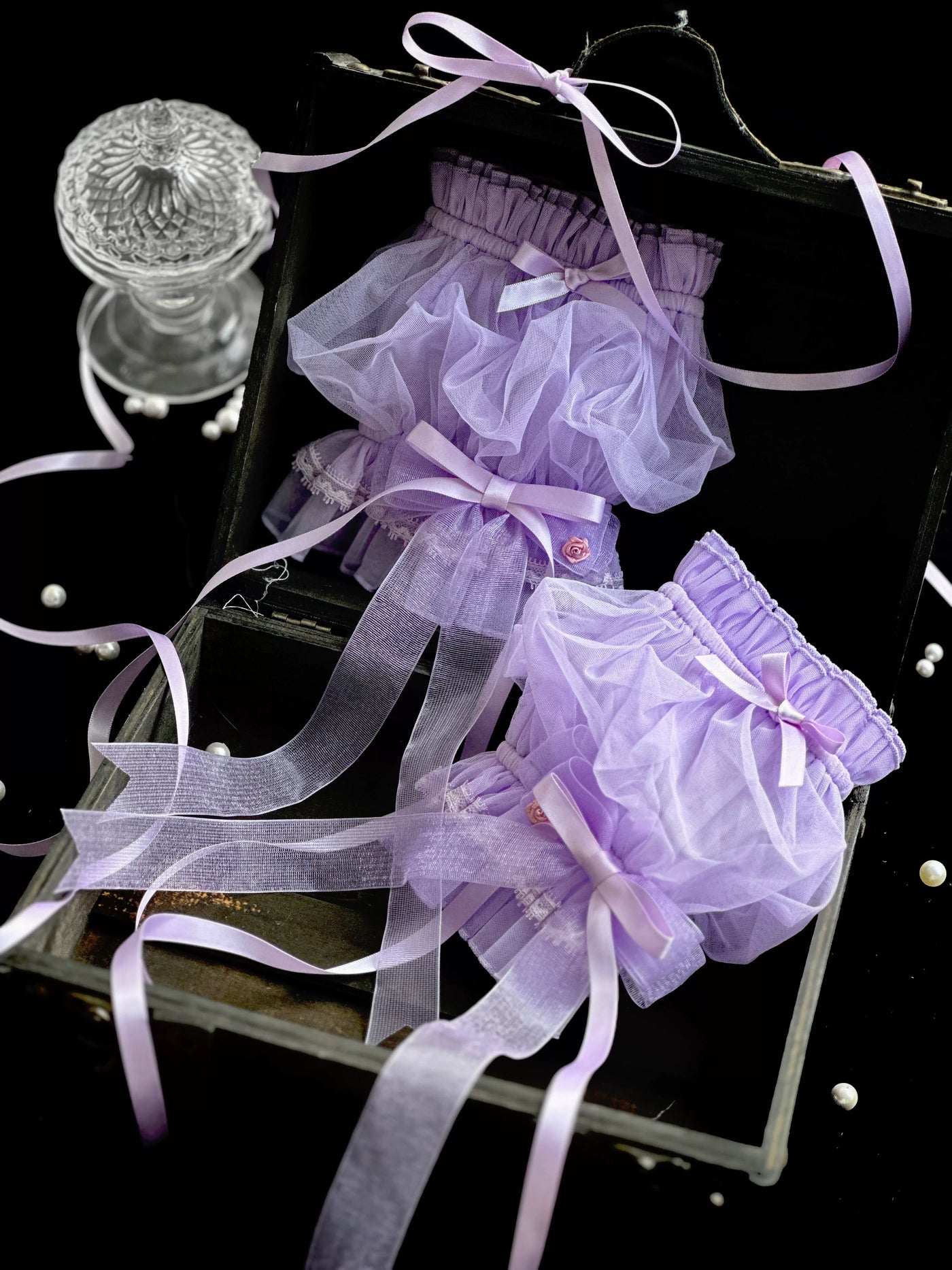 tonight - Lost Dreamland - Accessories with Fluffy Flowers and Trailing Ribbons