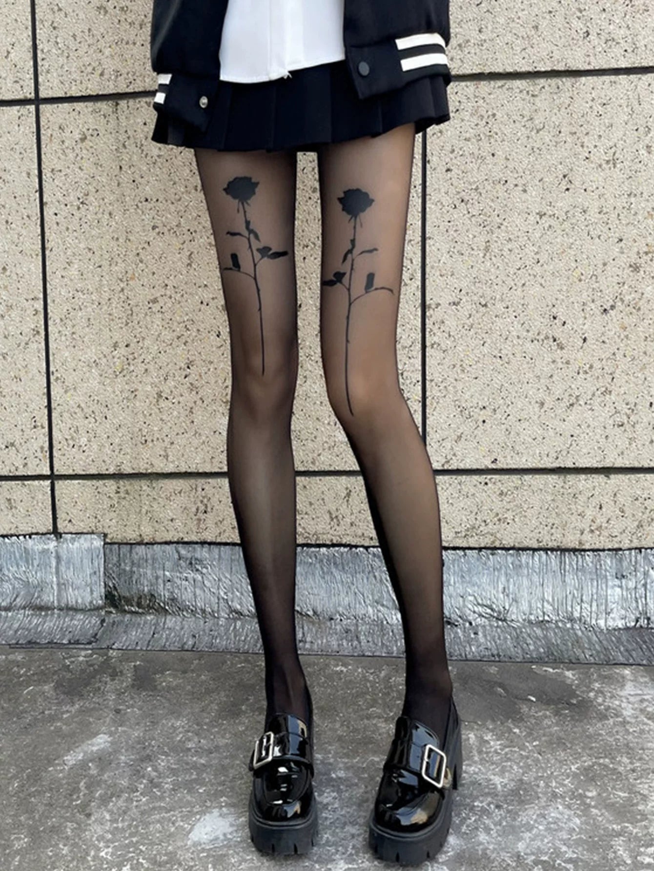 Fantasy Doll - Sweet Star Print - Patterned tights with star motifs