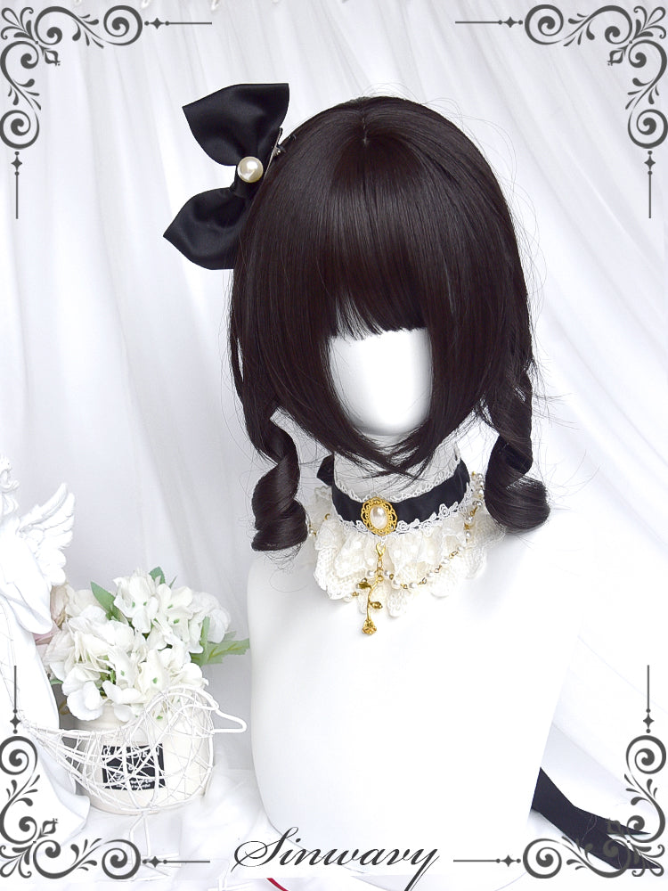 Sinwavy - Retro Elegant Roman Curl Double - Ponytail Wig Wig