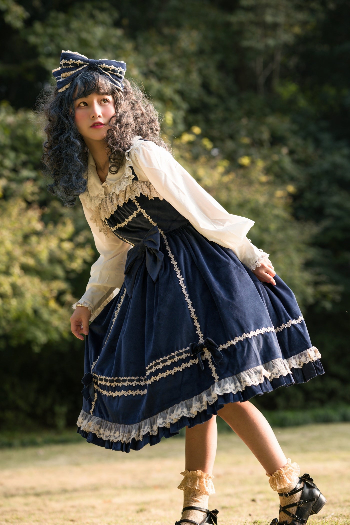 Infanta - Honey Sugar - Pure Velvet Lolita JSK Dress