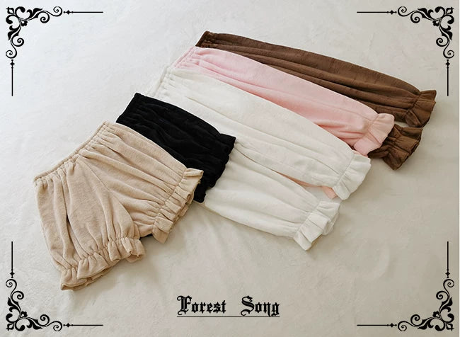 【Forest Song】现货-法兰绒南瓜裤冬日保暖特价回馈款lolita