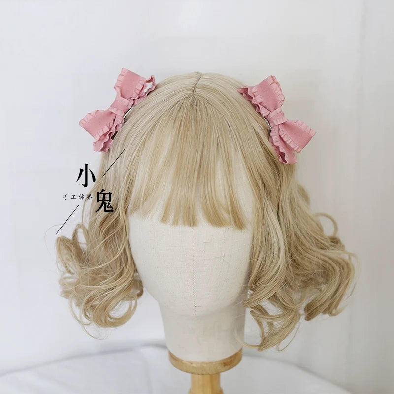 Xiaogui - Cute Lolita Headwear Ponytail - Hairclips Daily Lolita Accessories Headwear