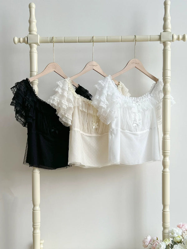 With PUJI - Little Sea Salt - Lolita Top product view