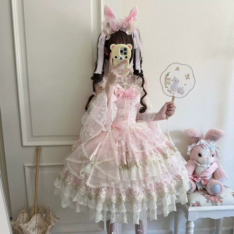 Hanguliang Flower Rain Chinese JSK Dress