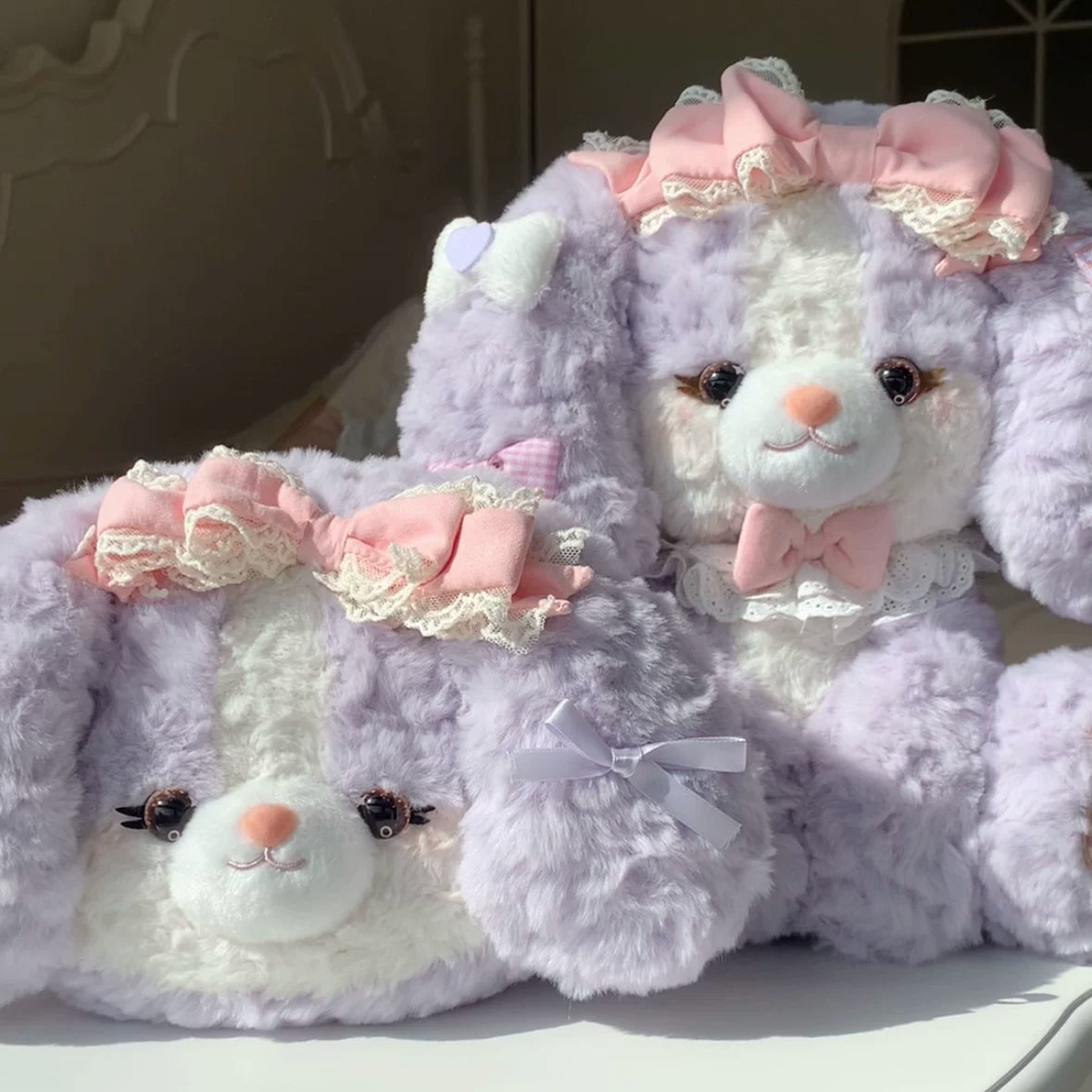 Lolita - Plush Puppy Face Backpack - Plush Lolita backpack