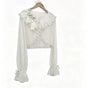 Single piece white cardigan / S