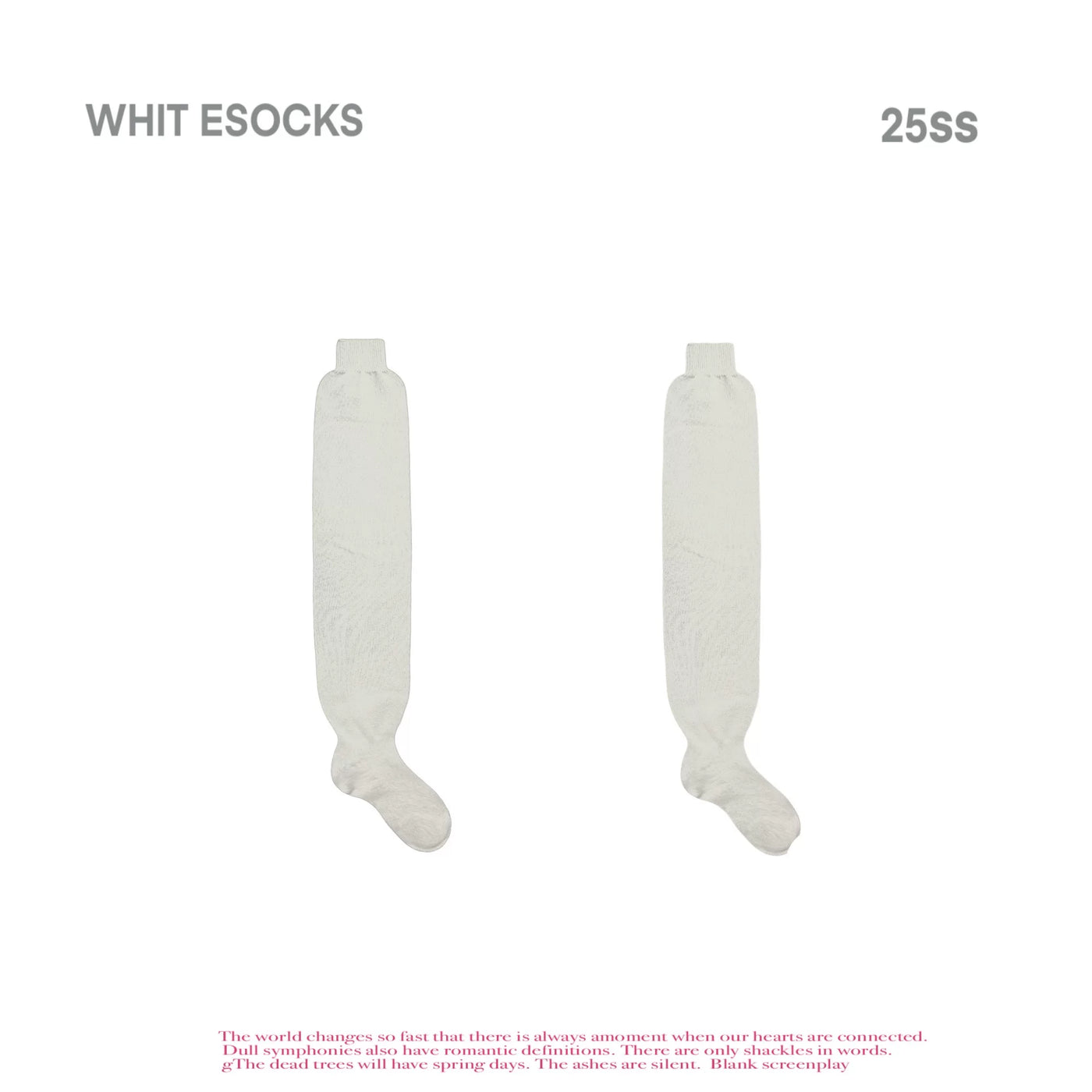 White Socks - Winter Prep Knitwear - Ruched Knit Leg Warmers in Single or Multi-Pair Options