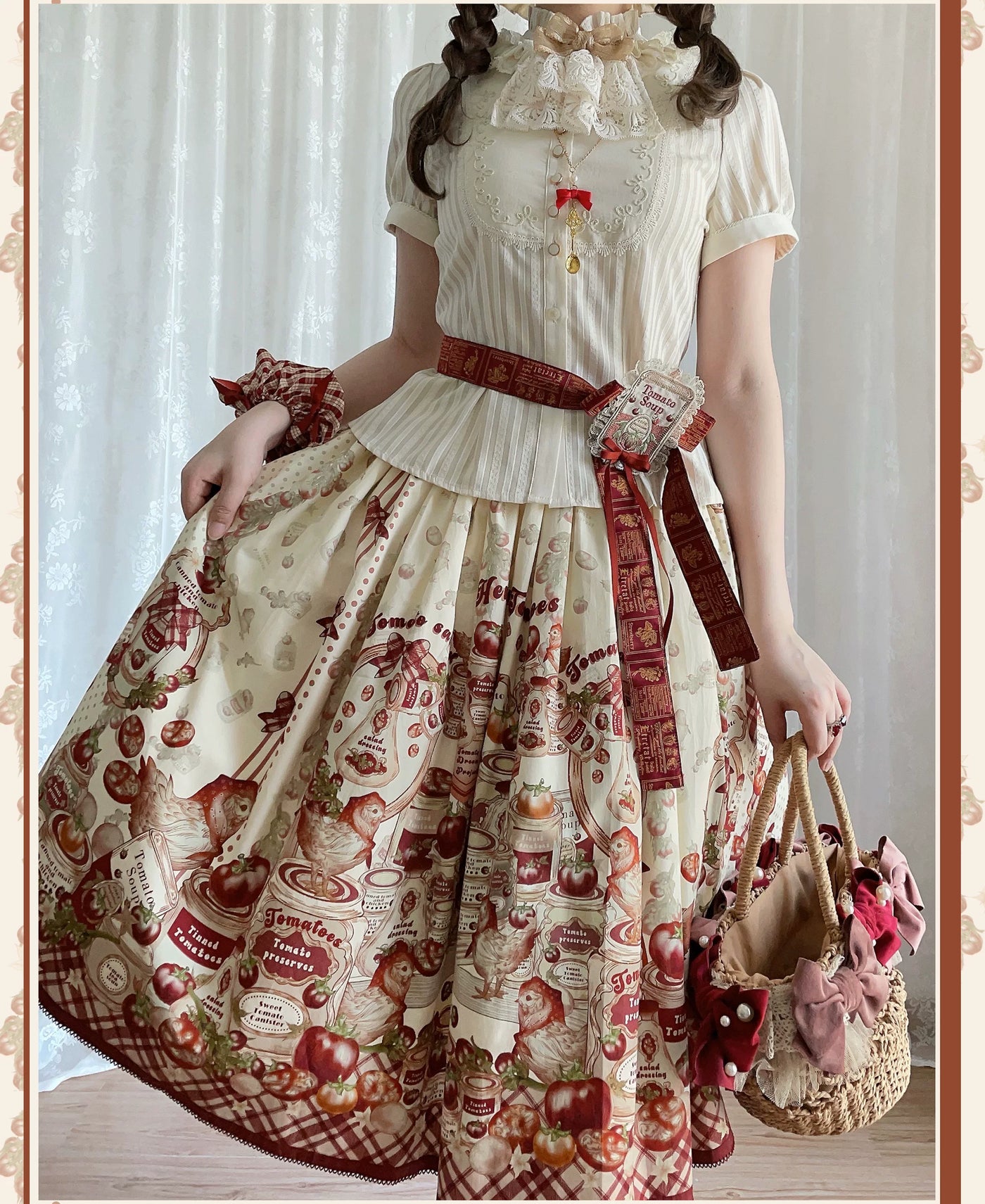WF - Tomato Can - One-Piece Dress and Coordinate Pieces with Tomato Print