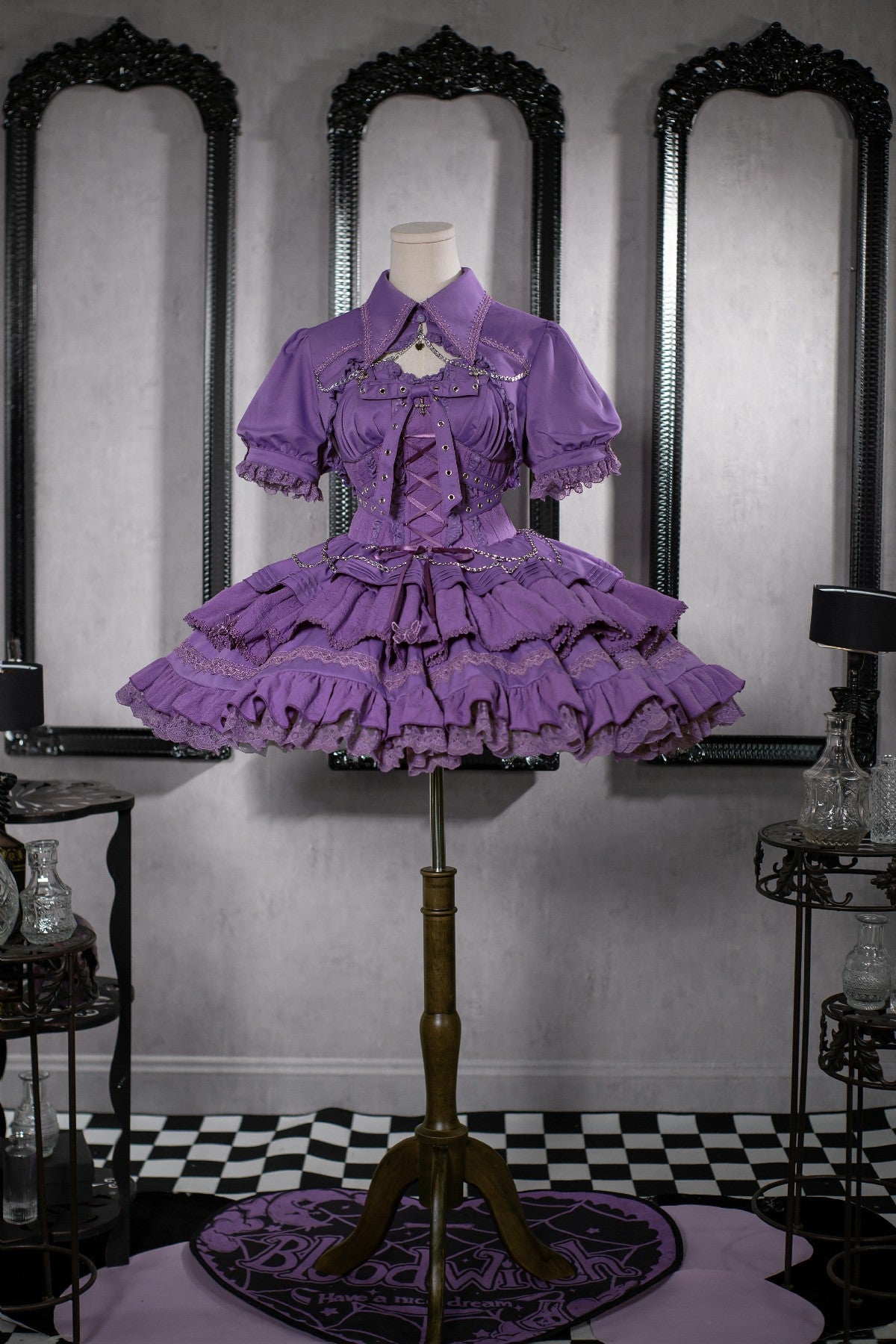 Contract Cross - Gothic and Elegant Lolita JSK S purple (JSK only)