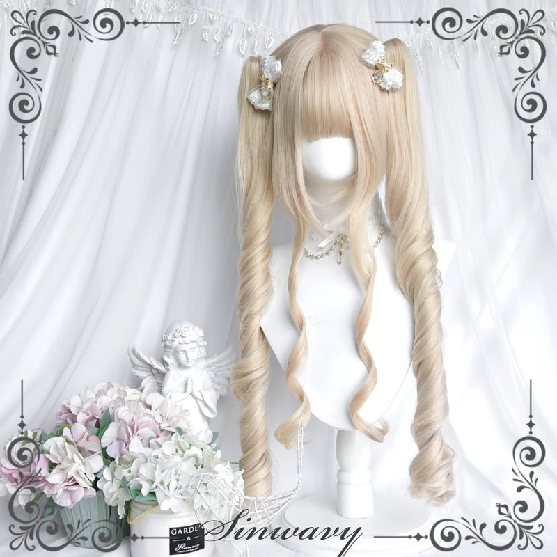 Lolita Roman-curl wig with twin ponytails - view 5