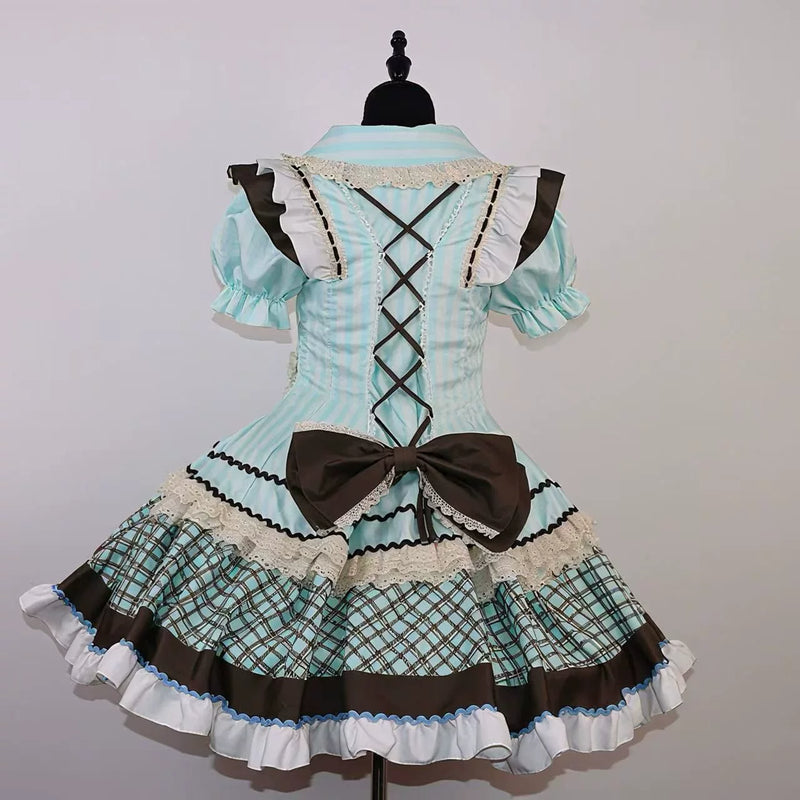 White Sugar Girl - Sweet Lolita Teddy Bear Dress - One-piece Sweet
