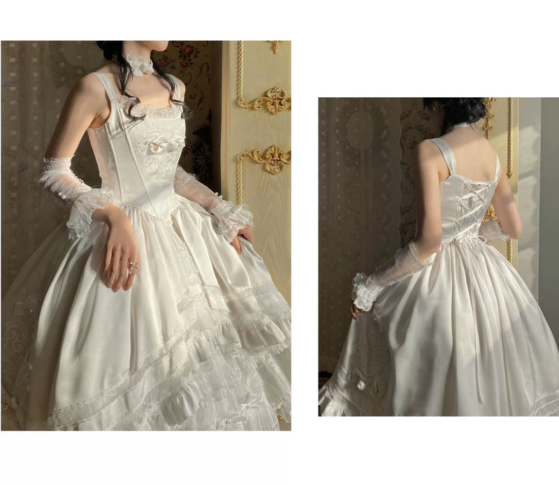 Two Country Cats - Rose Promise - JSK with Lace and Bow Details