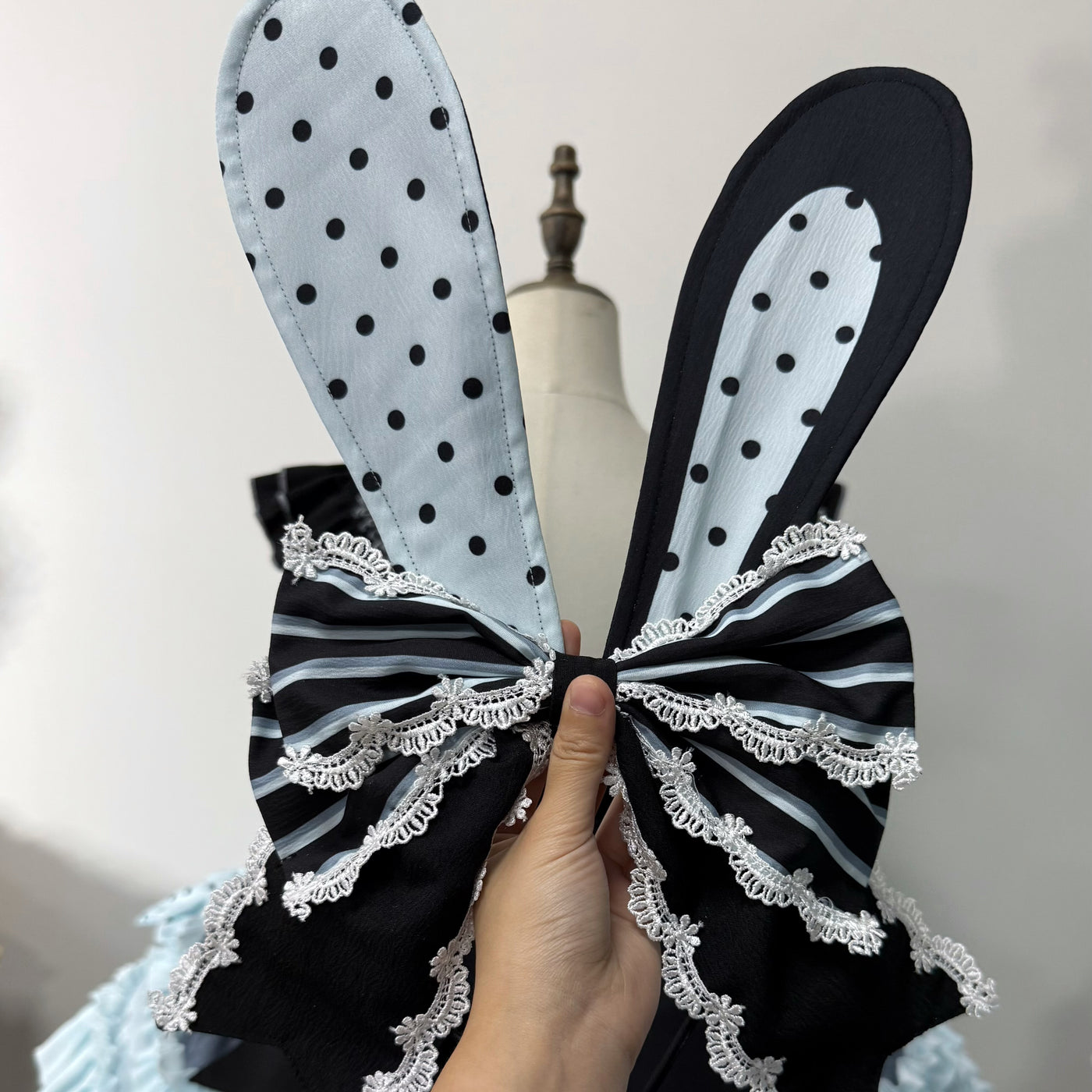 Dessert - Bunny-Ear & Back-Bow Accessories - Bunny-ear KC or back bow with lace detailing